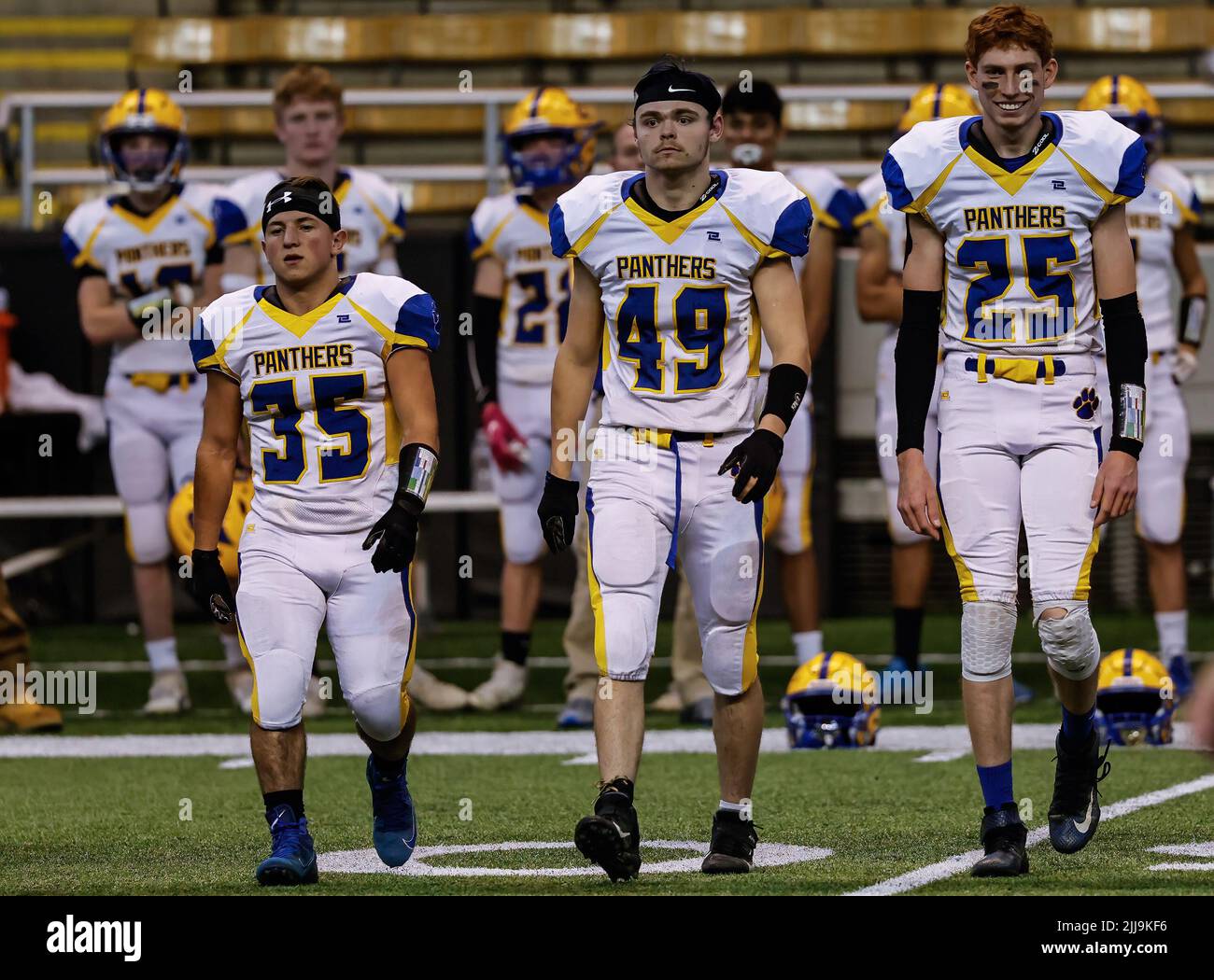 Football action with Carey vs Kendrick High School in Moscow, Idaho