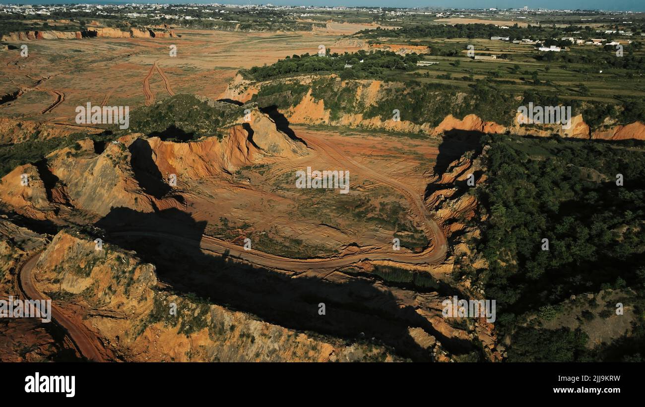 Aerial view arid canyon hi-res stock photography and images - Alamy