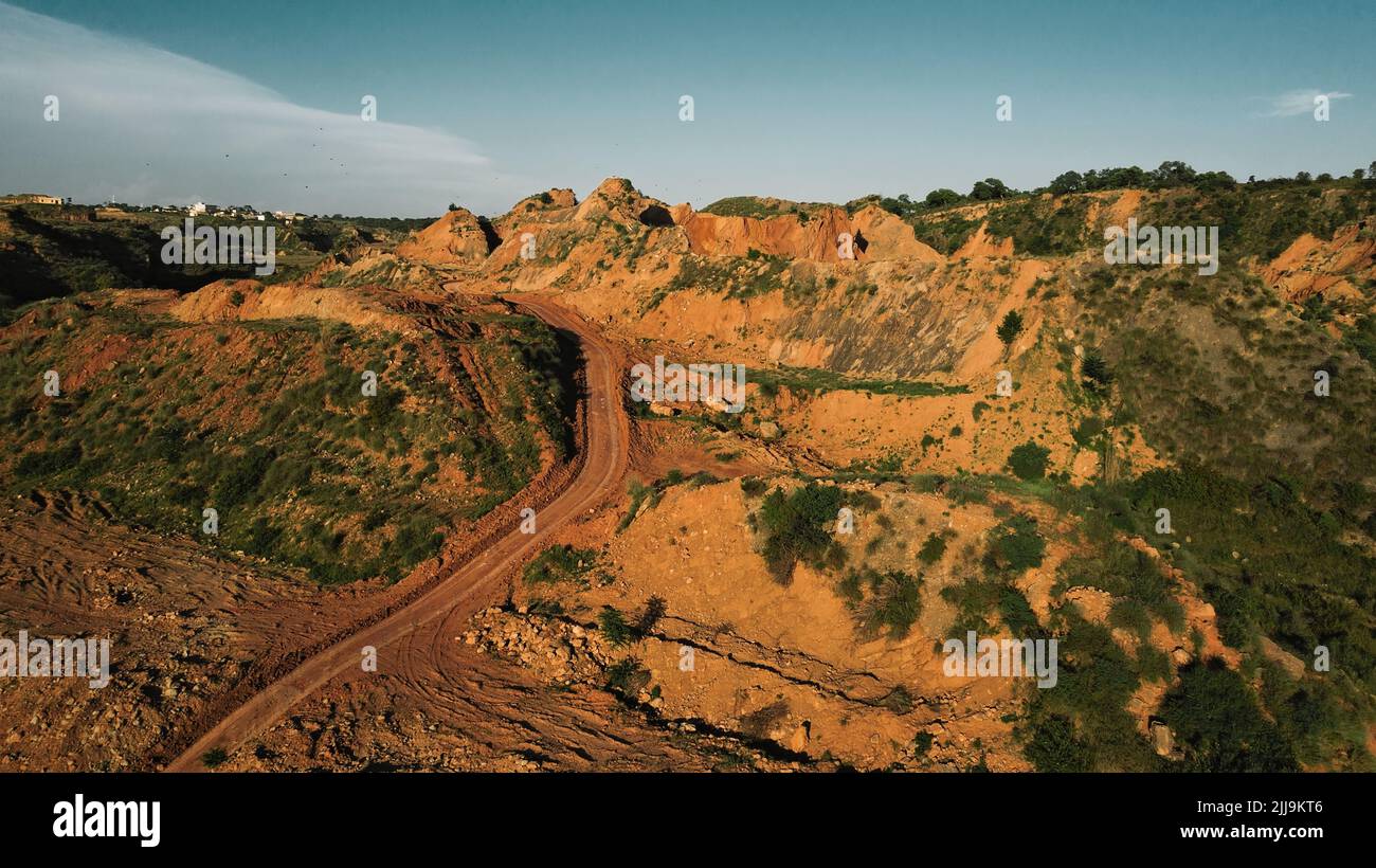 Aerial view arid canyon hi-res stock photography and images - Alamy