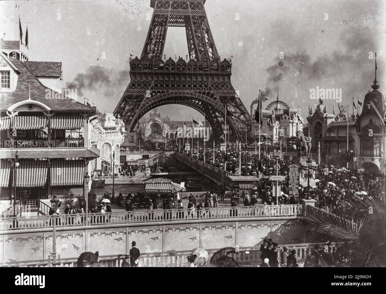 Paris World Fair in 1900 - Exposition Universelle de Paris 1900 Stock Photo
