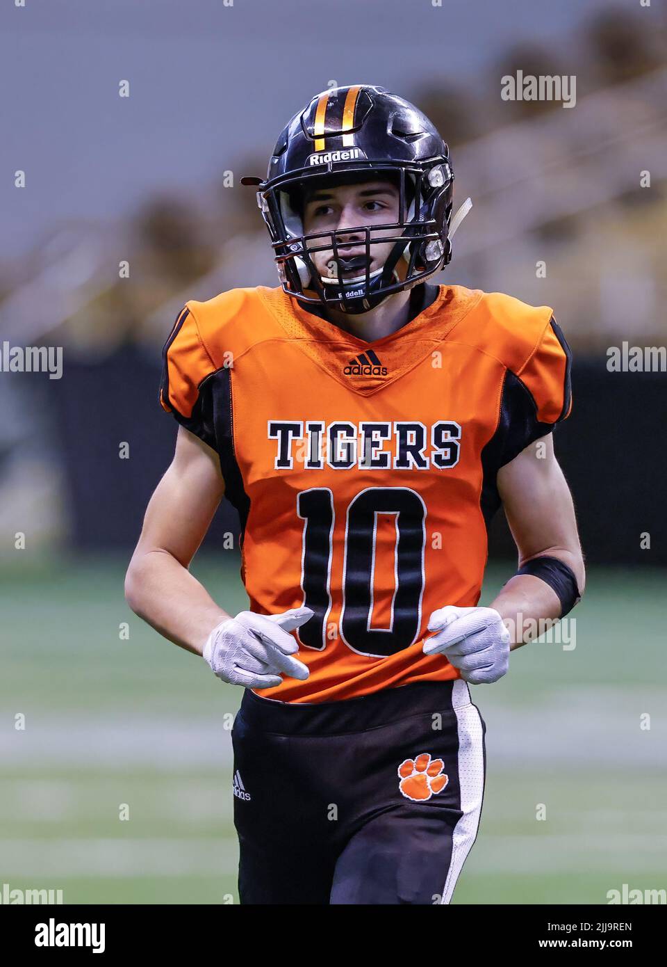 Football action with Carey vs Kendrick High School in Moscow, Idaho