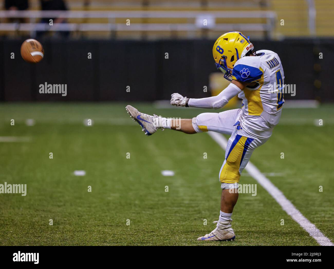 Football action with Carey vs Kendrick High School in Moscow, Idaho