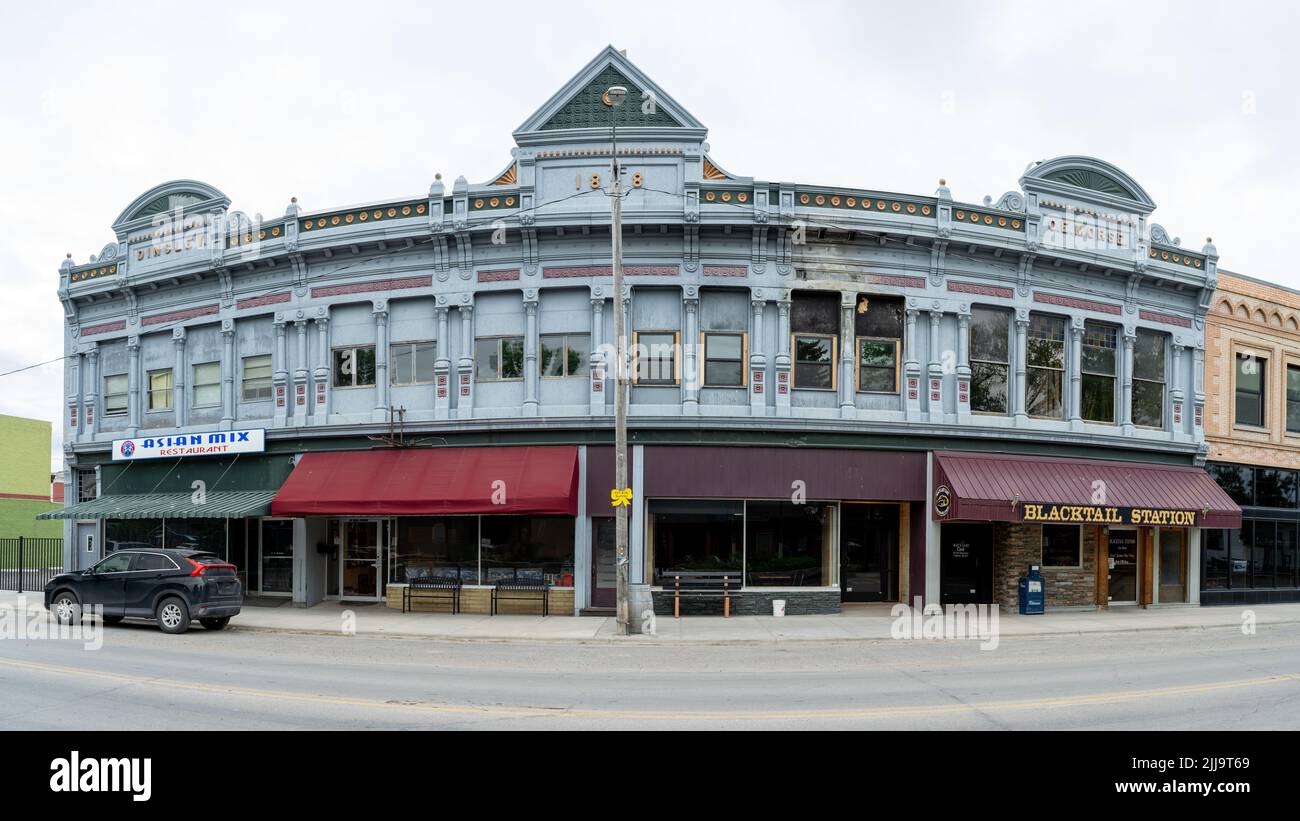Classic main street store front in Dillon Montana Stock Photo Alamy