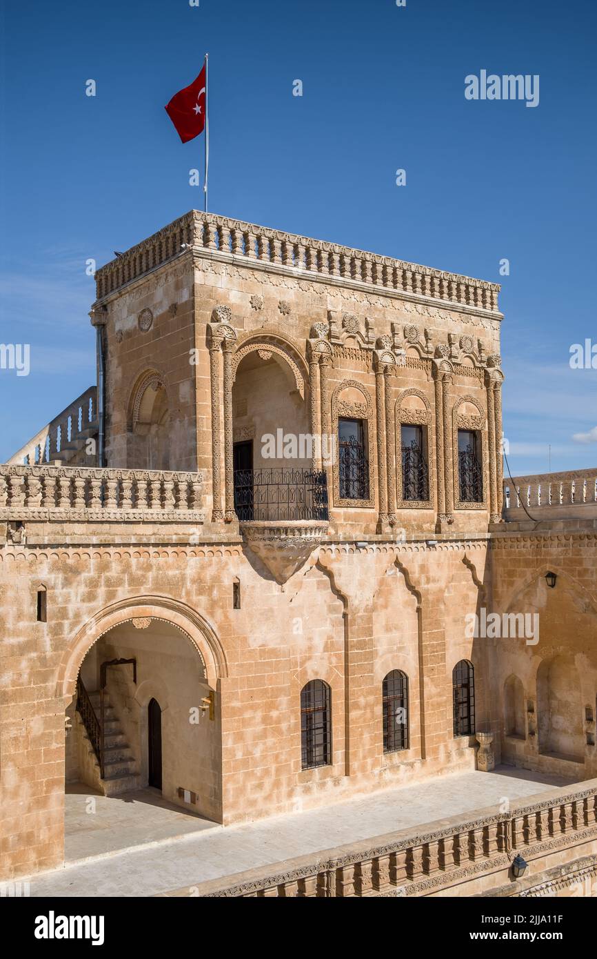 Midyat Guest House in Midyat city, Mardin province, Turke Stock Photo