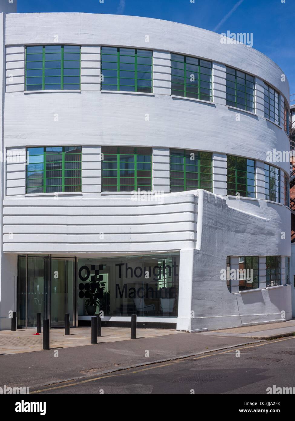 Thought Machine HQ London Herbrand St - Thought Machine is a fintech company that builds cloud-based platforms for the banking industry. Founded 2014. Stock Photo