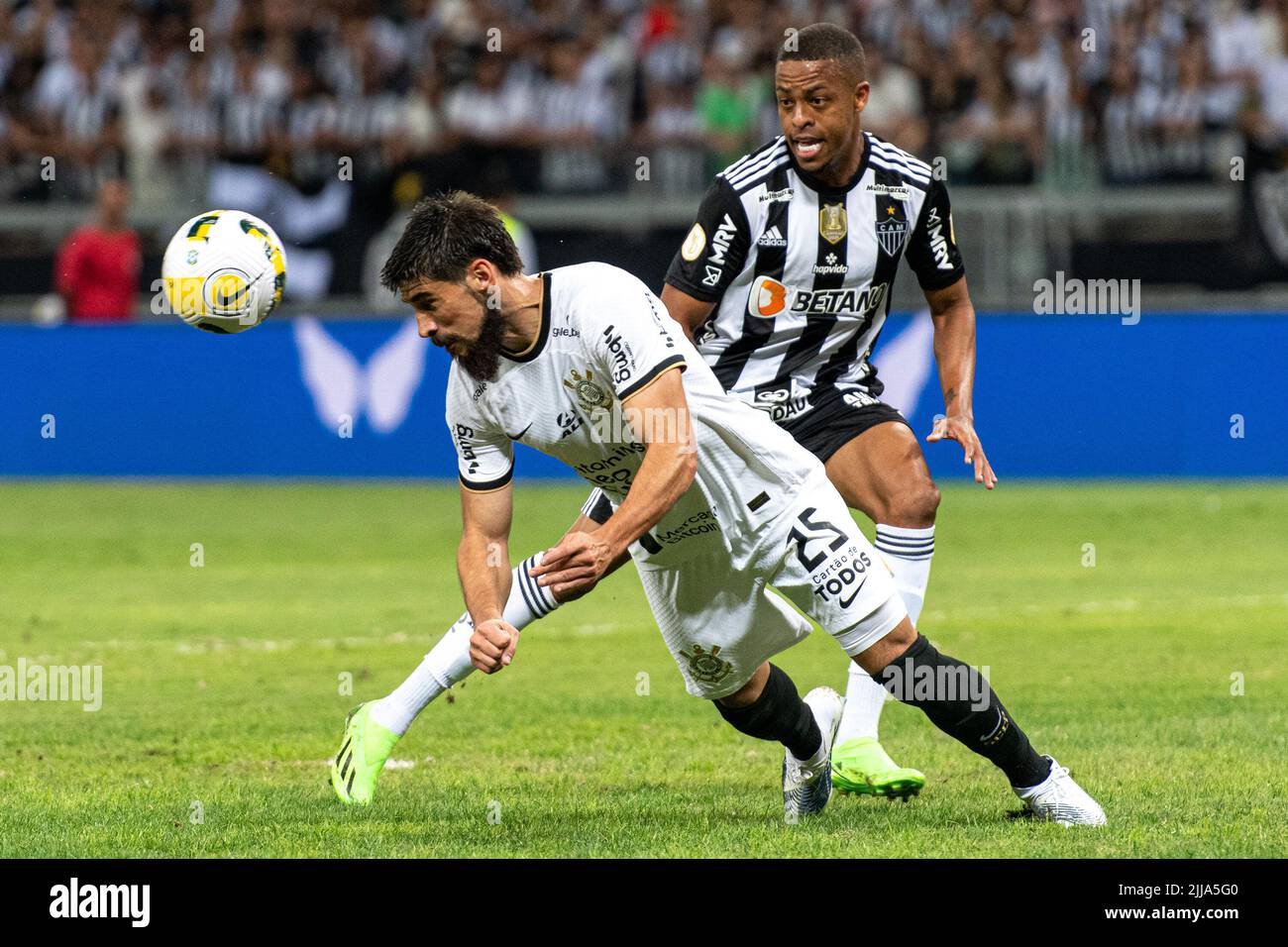 Belo Horizonte, Brazil. 24th July, 2022. MG - Belo Horizonte - 07/24/2022 - BRAZILIAN A 2022 ATLETICO -MG X CORINTHIANS - Mandez player for Corinthians during a match against Atletico-MG at the Mineirao stadium for the Brazilian championship A 2022. Photo: Alessandra Torres/AGIF/Sipa USA Credit: Sipa USA/Alamy Live News Stock Photo