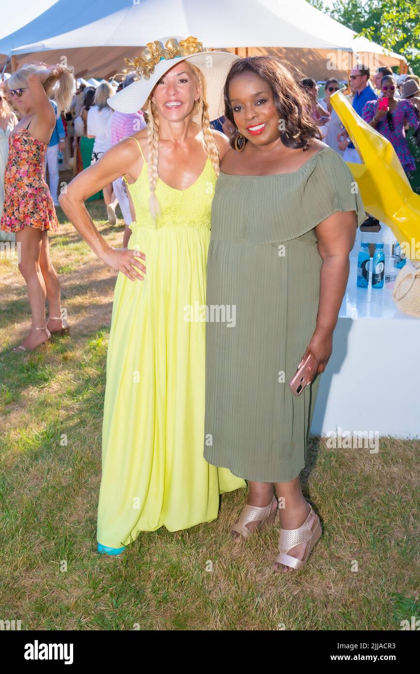Luciana Pampalone And Bevy Smith Attend Polo Hamptons 2022 Match And 