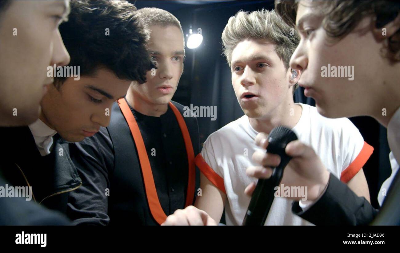 TOMLINSON,MALIK,PAYNE,HORAN,STYLES, ONE DIRECTION: THIS IS US, 2013 Stock Photo