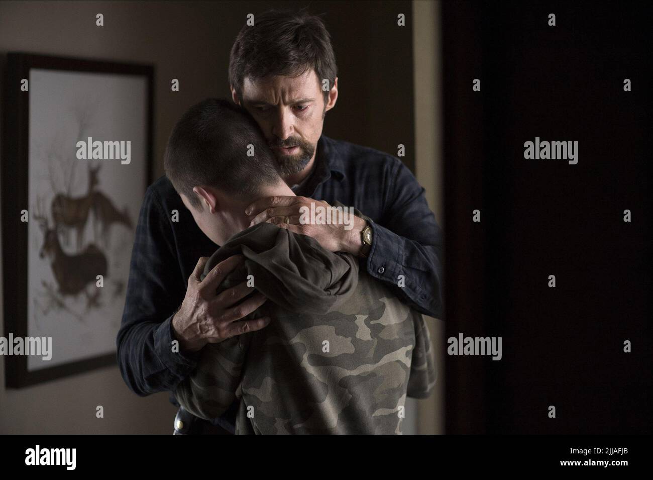 HUGH JACKMAN, DYLAN MINNETTE, PRISONERS, 2013 Stock Photo - Alamy
