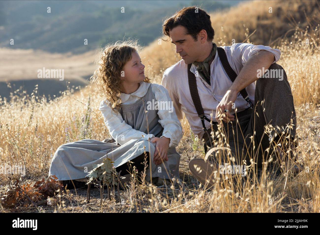 ANNIE ROSE BUCKLEY, COLIN FARRELL, SAVING MR. BANKS, 2013 Stock Photo