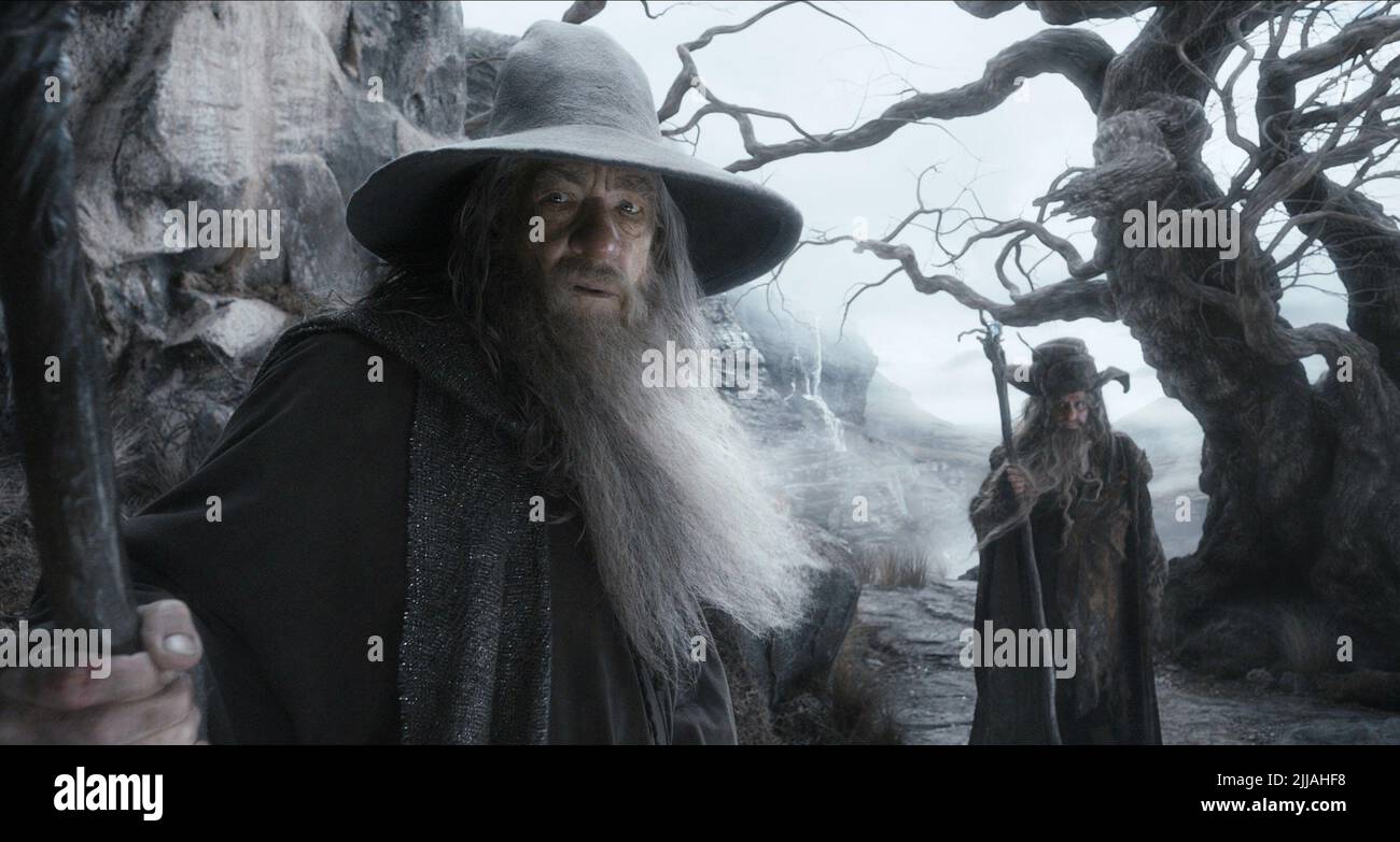 MCKELLEN,MCCOY, THE HOBBIT: THE DESOLATION OF SMAUG, 2013 Stock Photo