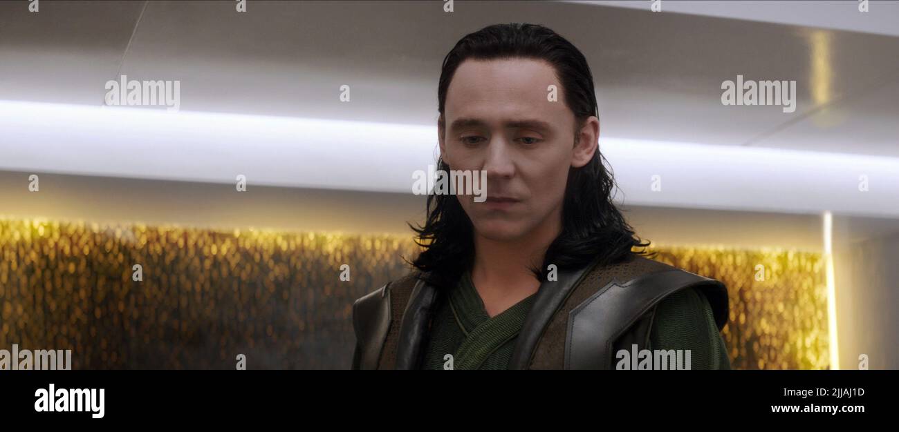 TOM HIDDLESTON, THOR: THE DARK WORLD, 2013 Stock Photo