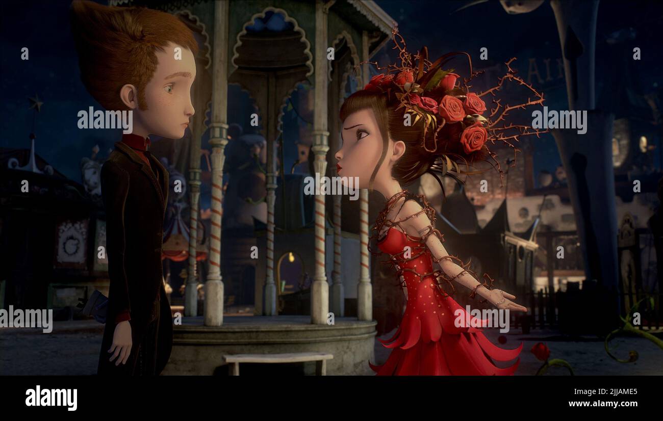 JACK, MISS ACACIA, JACK AND THE CUCKOOCLOCK HEART, 2013 Stock Photo