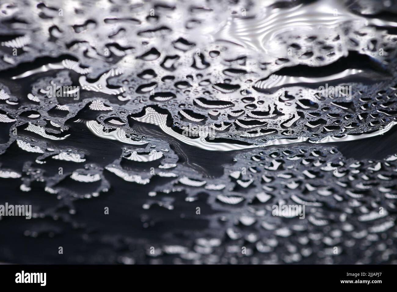 Rain drops on window , rainy day Stock Photo