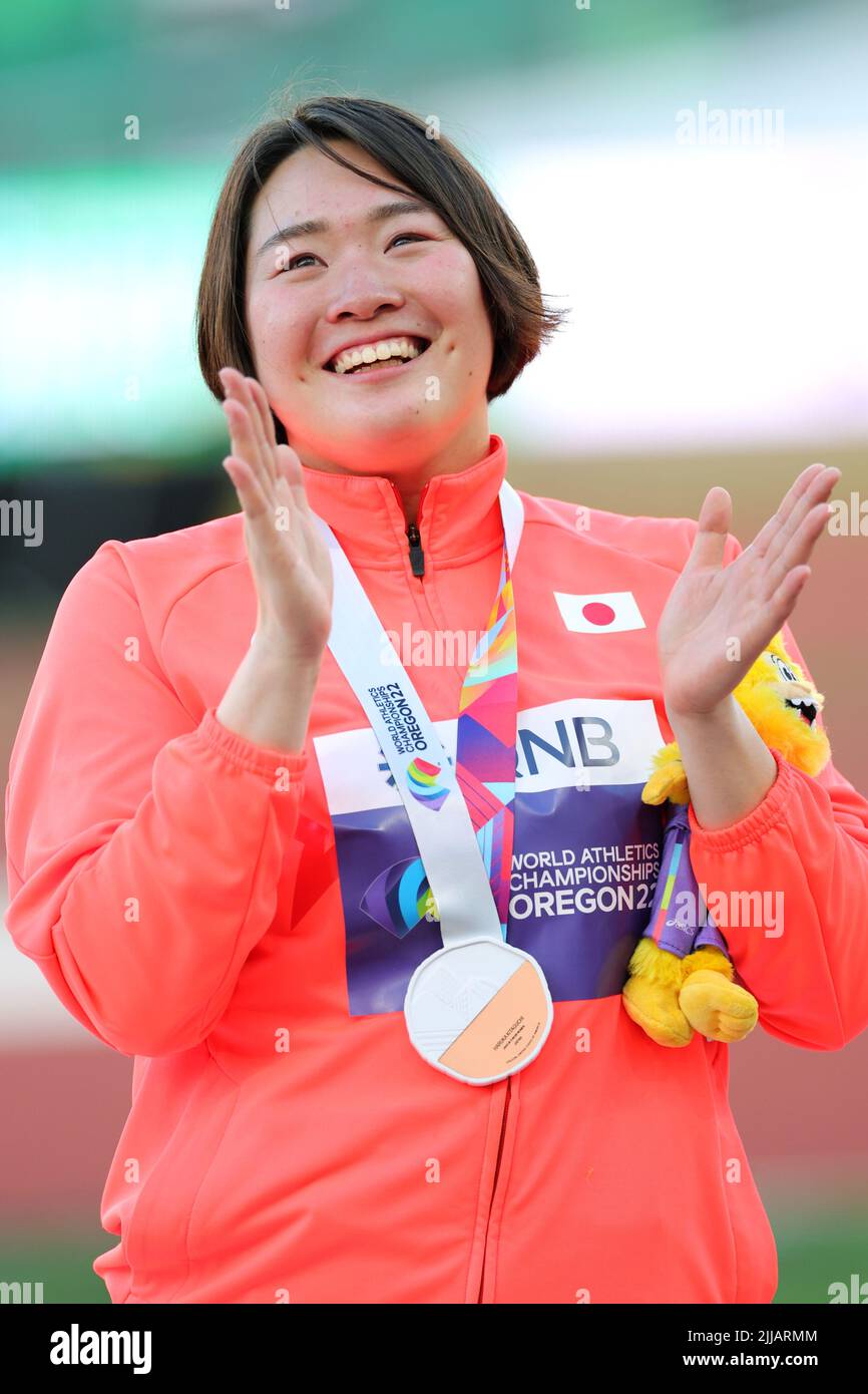 Hayward Field, Eugene, Oregon, USA. 22nd July, 2022. Haruka Kitaguchi