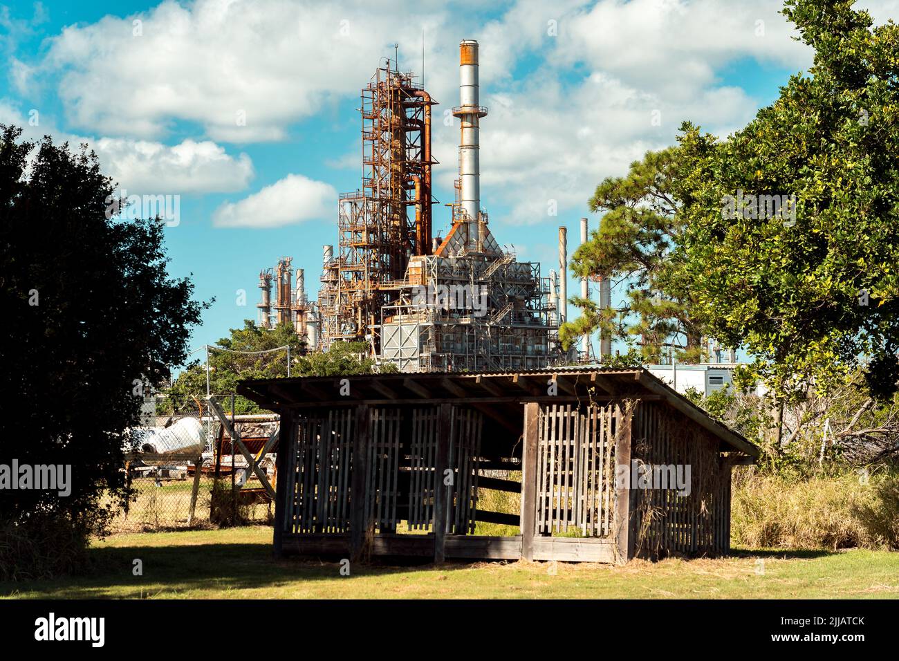 Brisbane, Australia Ampol Lytton oil refinery Stock Photo Alamy