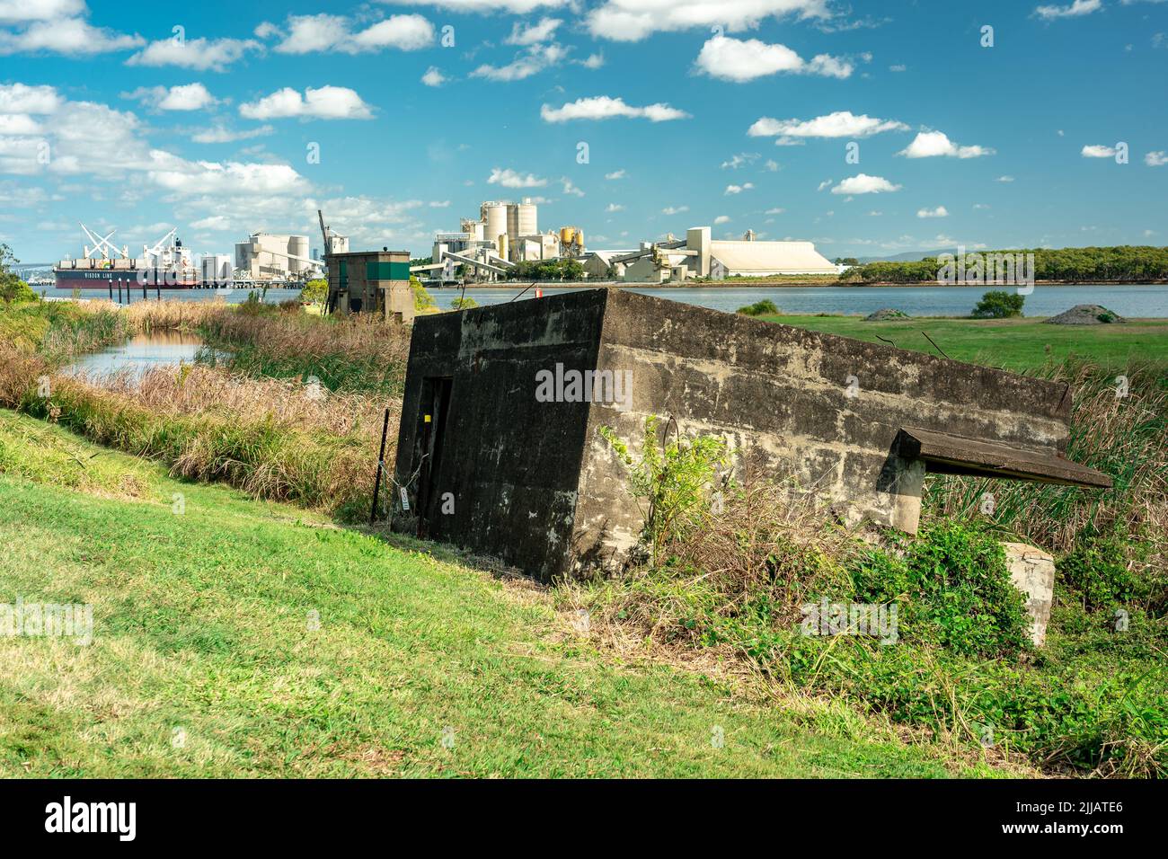 Brisbane, Australia Old military base buildings at Fort Lytton Stock