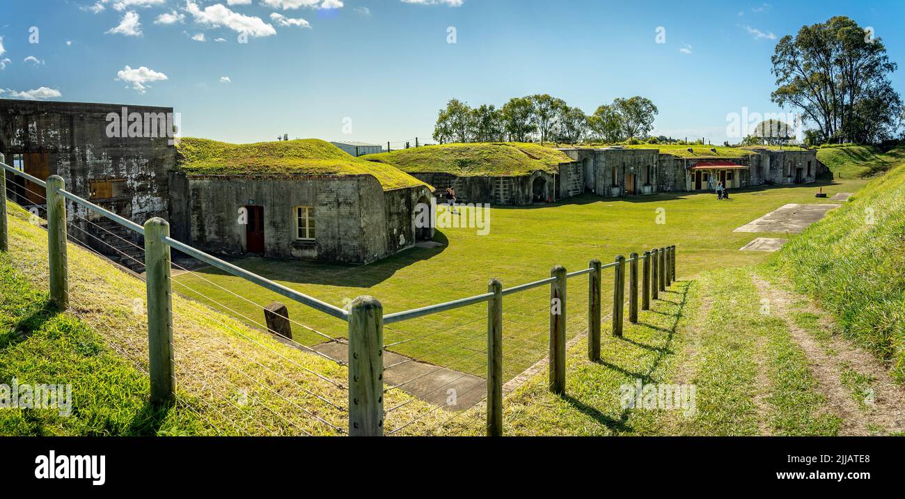 Brisbane, Australia Old military base buildings at Fort Lytton Stock