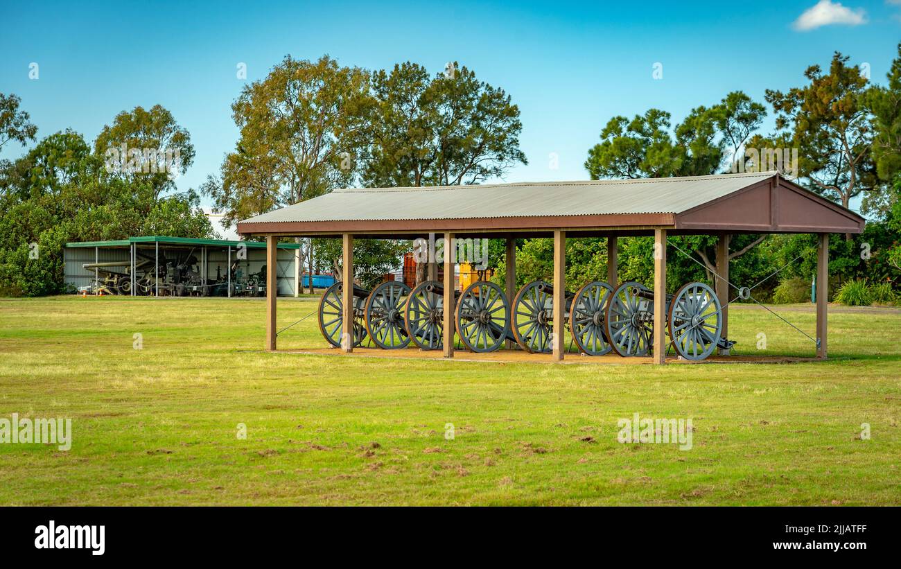 Brisbane, Australia Old military base buildings at Fort Lytton Stock