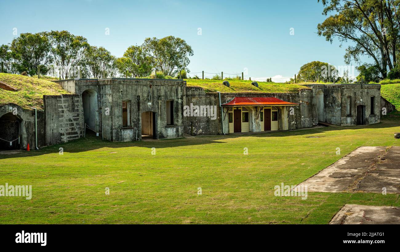 Brisbane, Australia Old military base buildings at Fort Lytton Stock