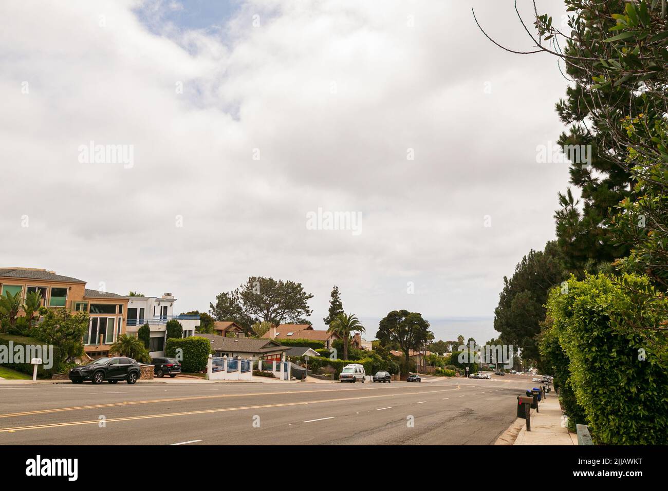 July 24, 2022, San Diego, CA, United States The view from Del Mar Heights in Del Mar