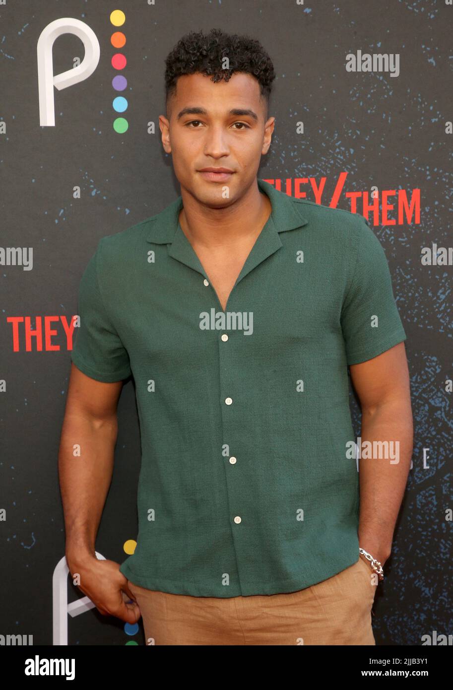 24 July 2022 - Los Angeles, California - Devin Way. 2022 Outfest Los ...