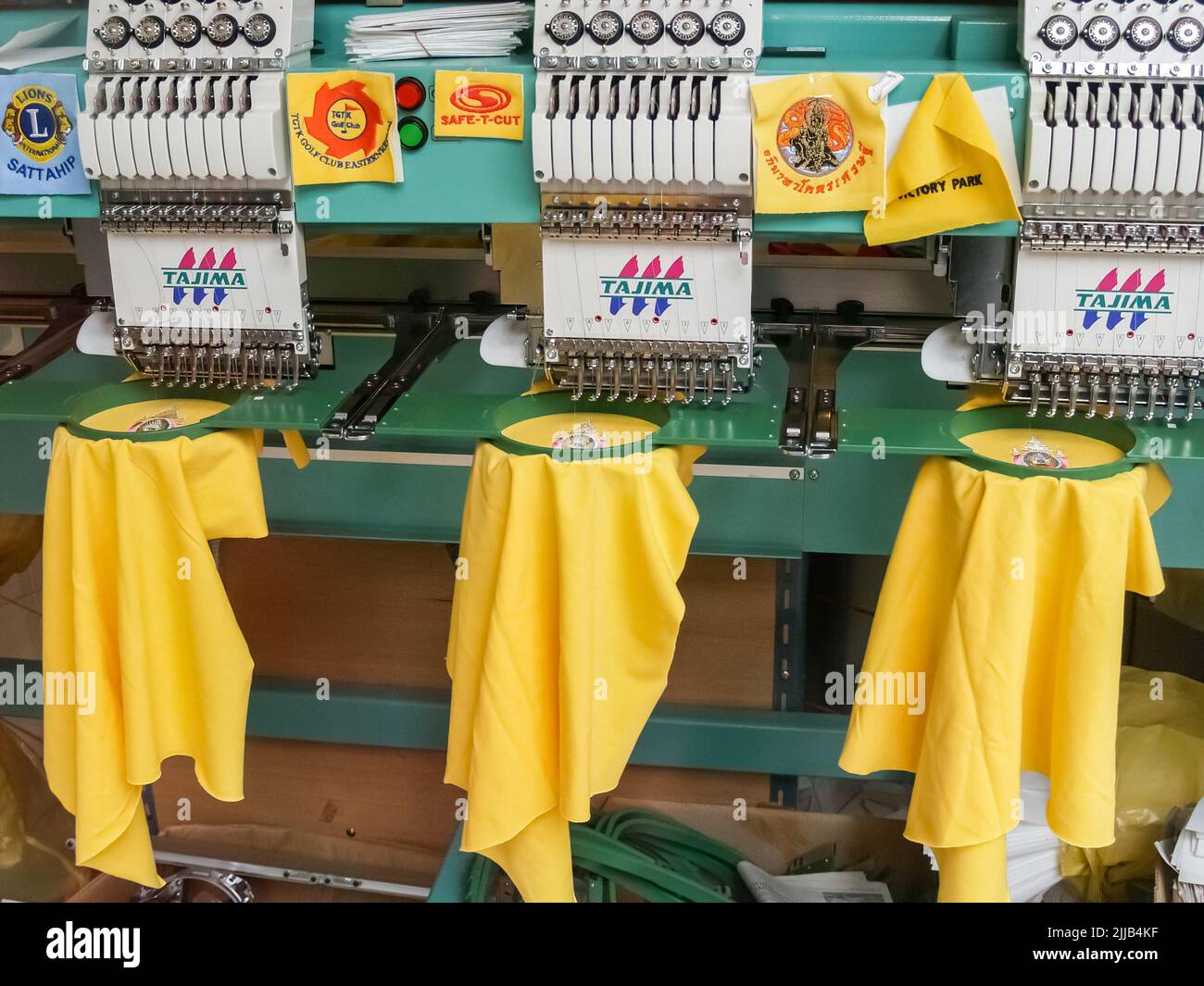 Automatic embroidery machines hires stock photography and images Alamy
