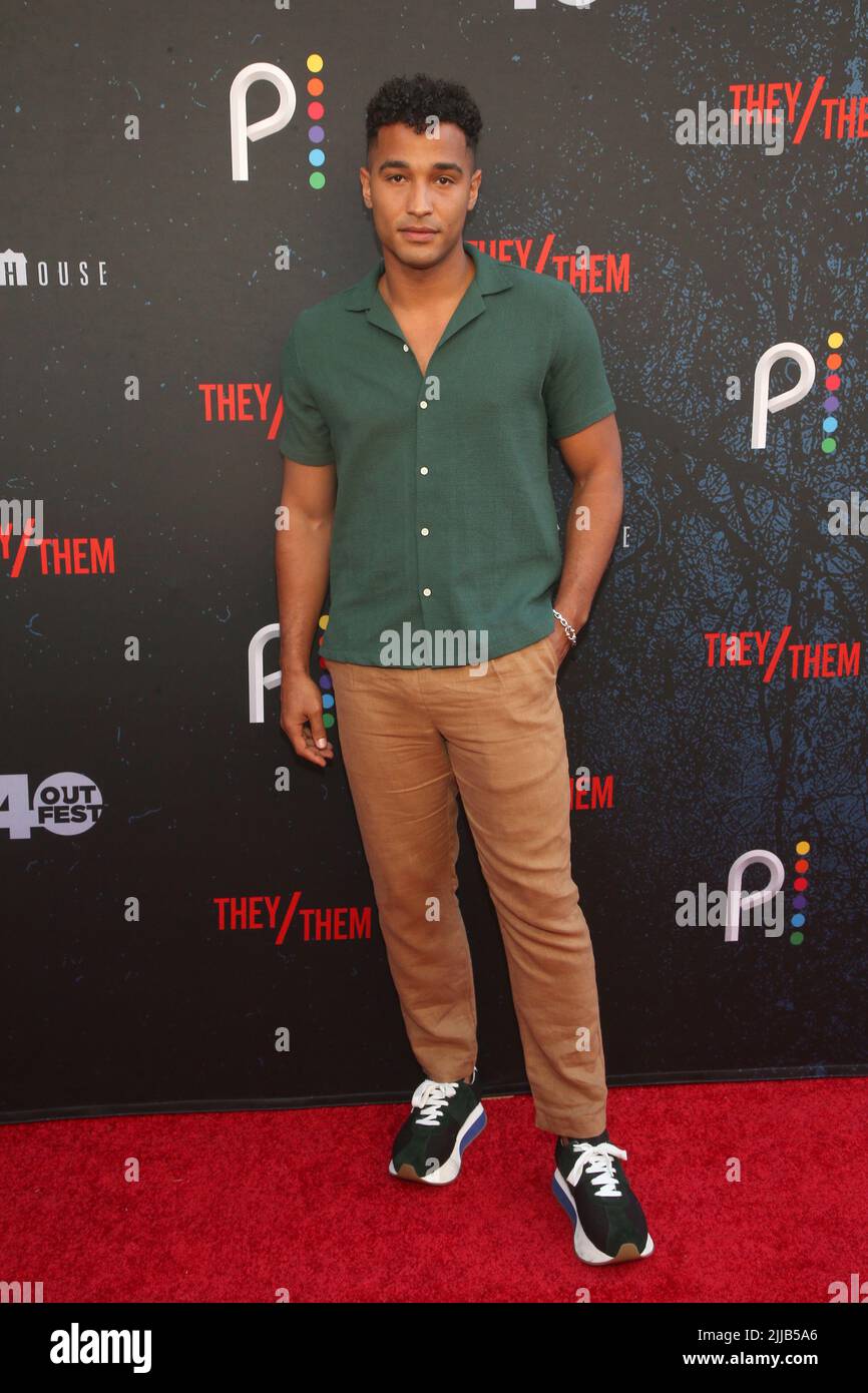 24 July 2022 - Los Angeles, California - Devin Way. 2022 Outfest Los ...