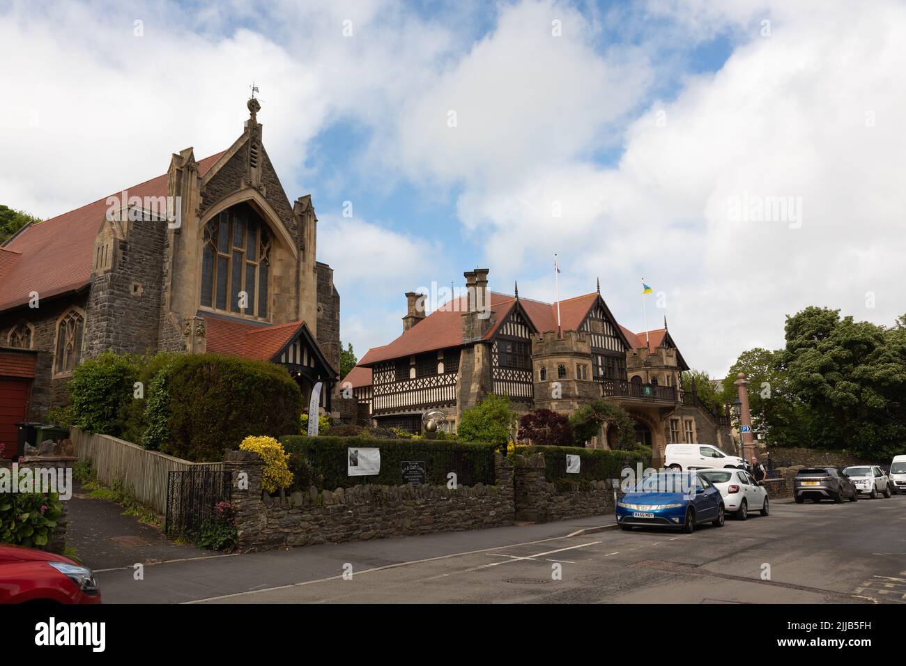 Picturesque village of Lynton, Devon, Britain Stock Photo