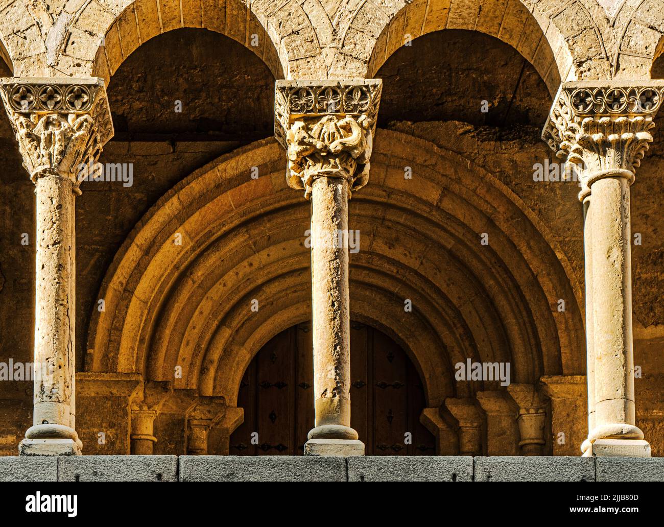The Trinity of the Arches of the Church of San Martín Stock Photo - Alamy