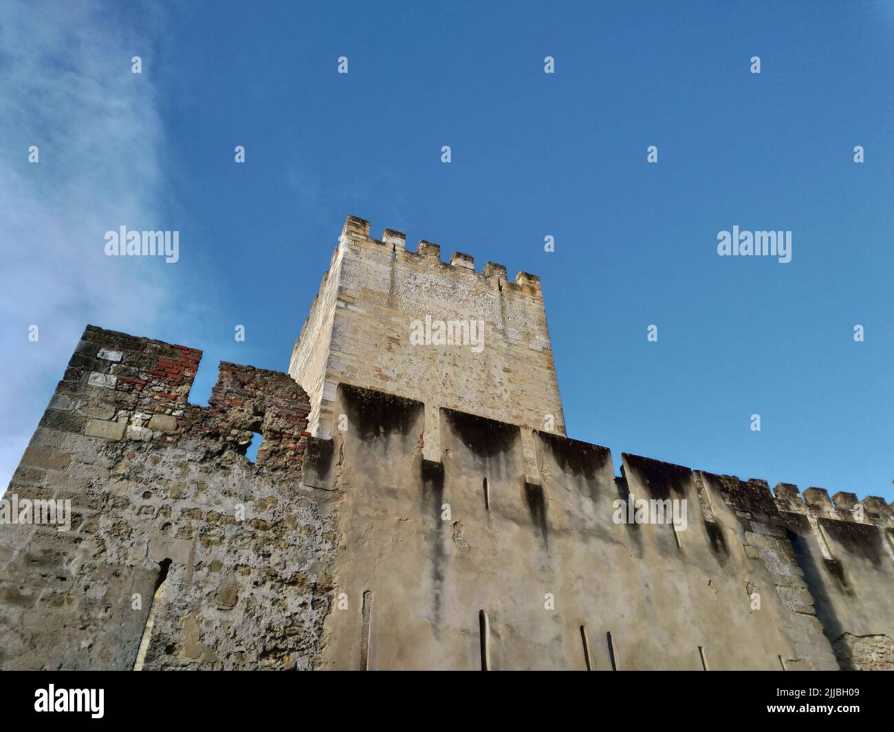 Castle of Saint George, Lisbon, Portugal Stock Photo