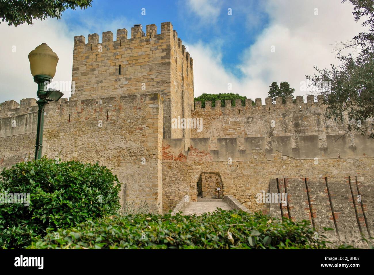 The Saint Georges Castle, Lisbon, Portugal Stock Photo