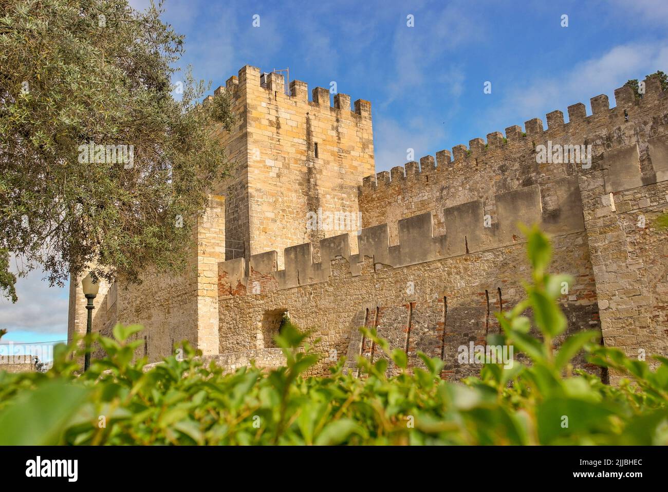 The Saint Georges Castle, Lisbon, Portugal Stock Photo