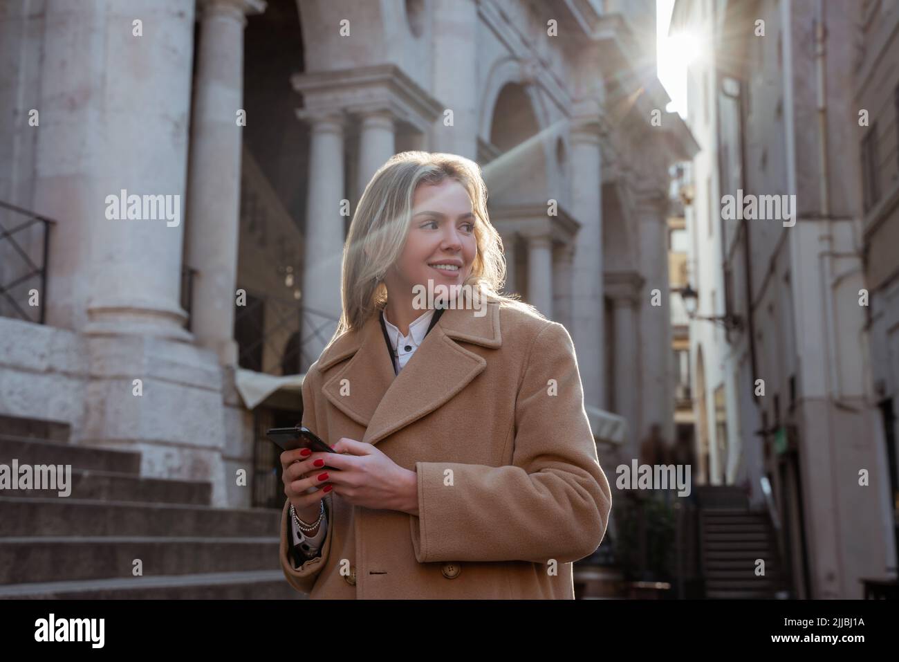 Happy tourist center hi-res stock photography and images - Alamy
