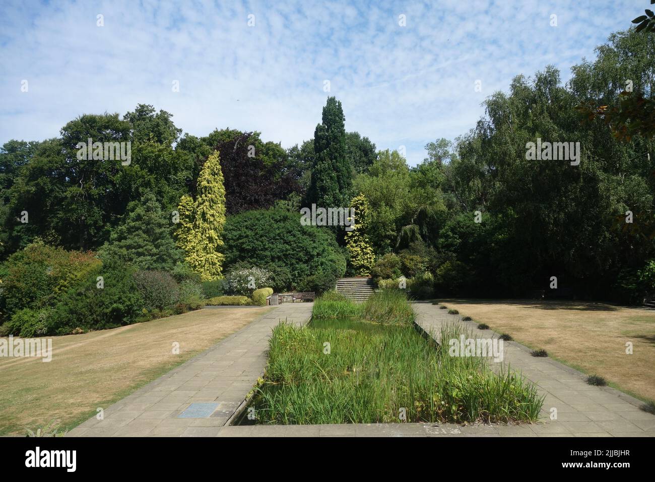 Hill Garden and Pergola, Hampstead , London, UK Stock Photo