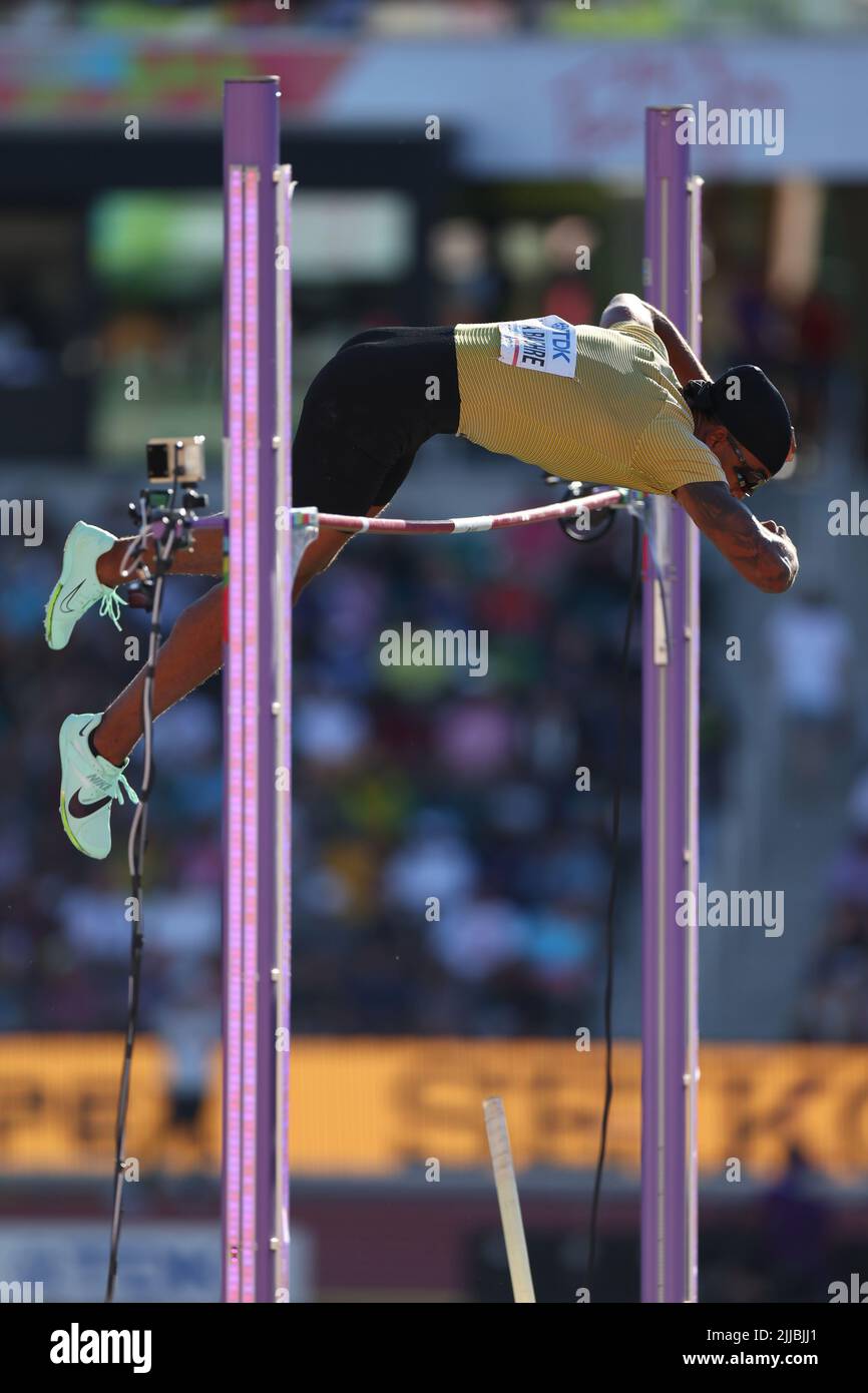 Hayward Field, Eugene, Oregon, USA. 24th July, 2022. Bo Kanda Lita