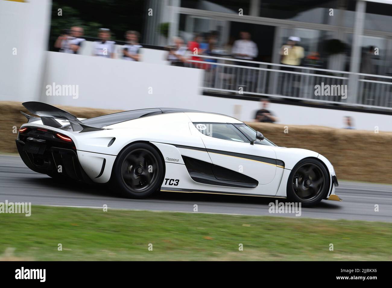 Koenigsegg Regera racing car at the Festival of Speed 2022 at Goodwood, Sussex, UK Stock Photo
