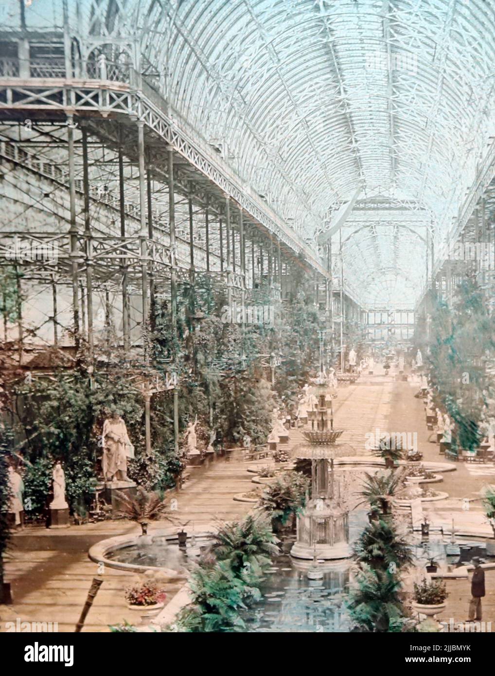 The Great Exhibition, Crystal Palace, London Stock Photo