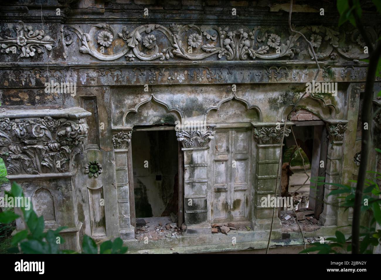 20th July 2022, 'Baisharshi Zamindar Bari' or Rajendra Babur Bari is a historical zamindar house Stock Photo