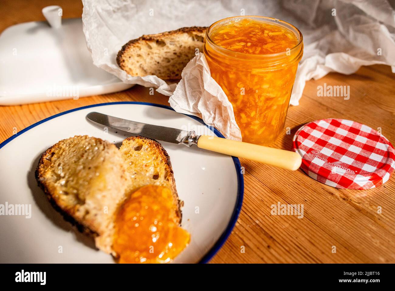 Marmalade on Toast Stock Photo Alamy