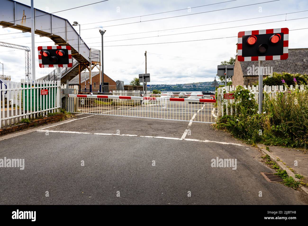 Full barrier down, Public Highway Manually Controlled Barriers (locally monitored by CCTV) level