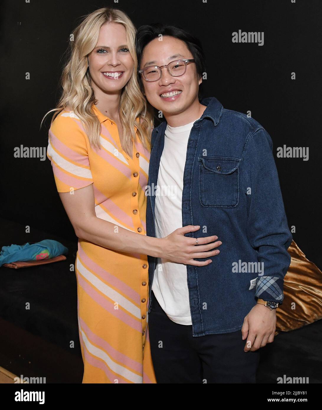 Los Angeles, USA. 25th July, 2022. (L R) Brianne Kimmel and Jimmy O