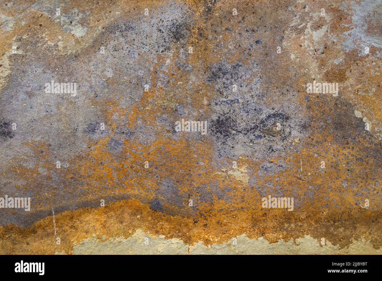Stone slab in natural tones and with a rustic surface Stock Photo