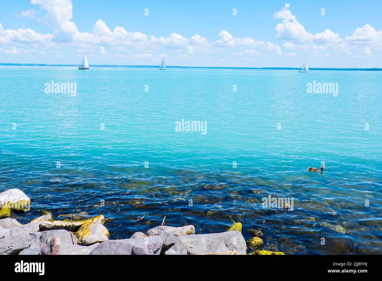 Lake Balaton, Siofok, Hungary Stock Photo