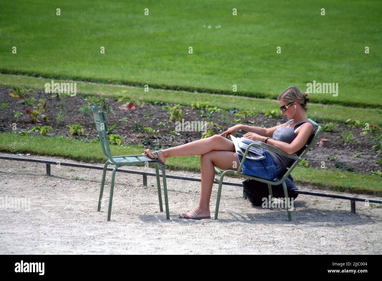 Street photography in Paris, France. Stock Photo