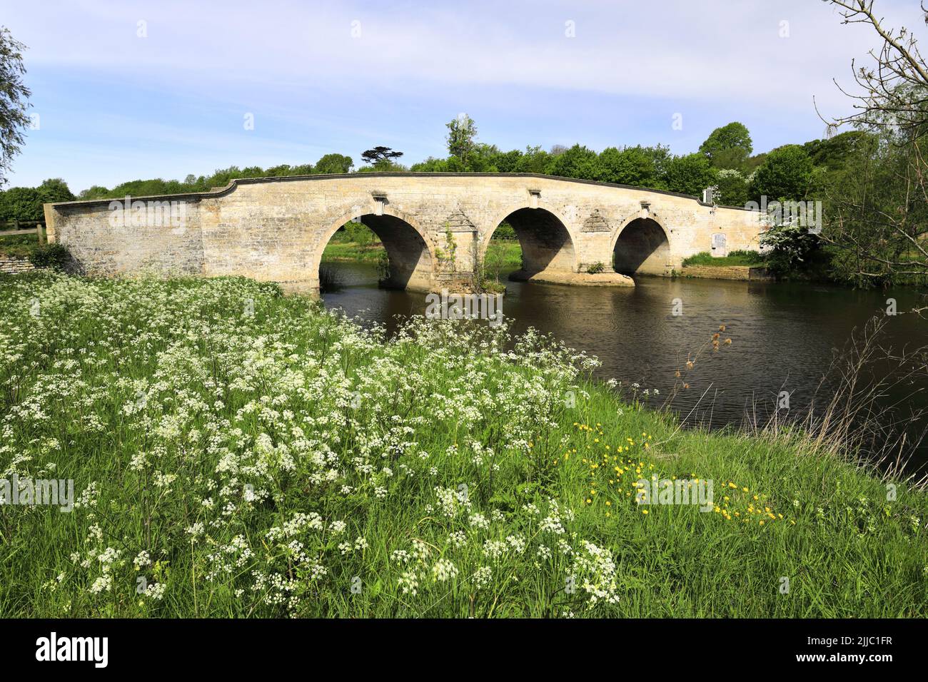 Milton Ferry Stone Bridge, river Nene, Ferry Meadows country park