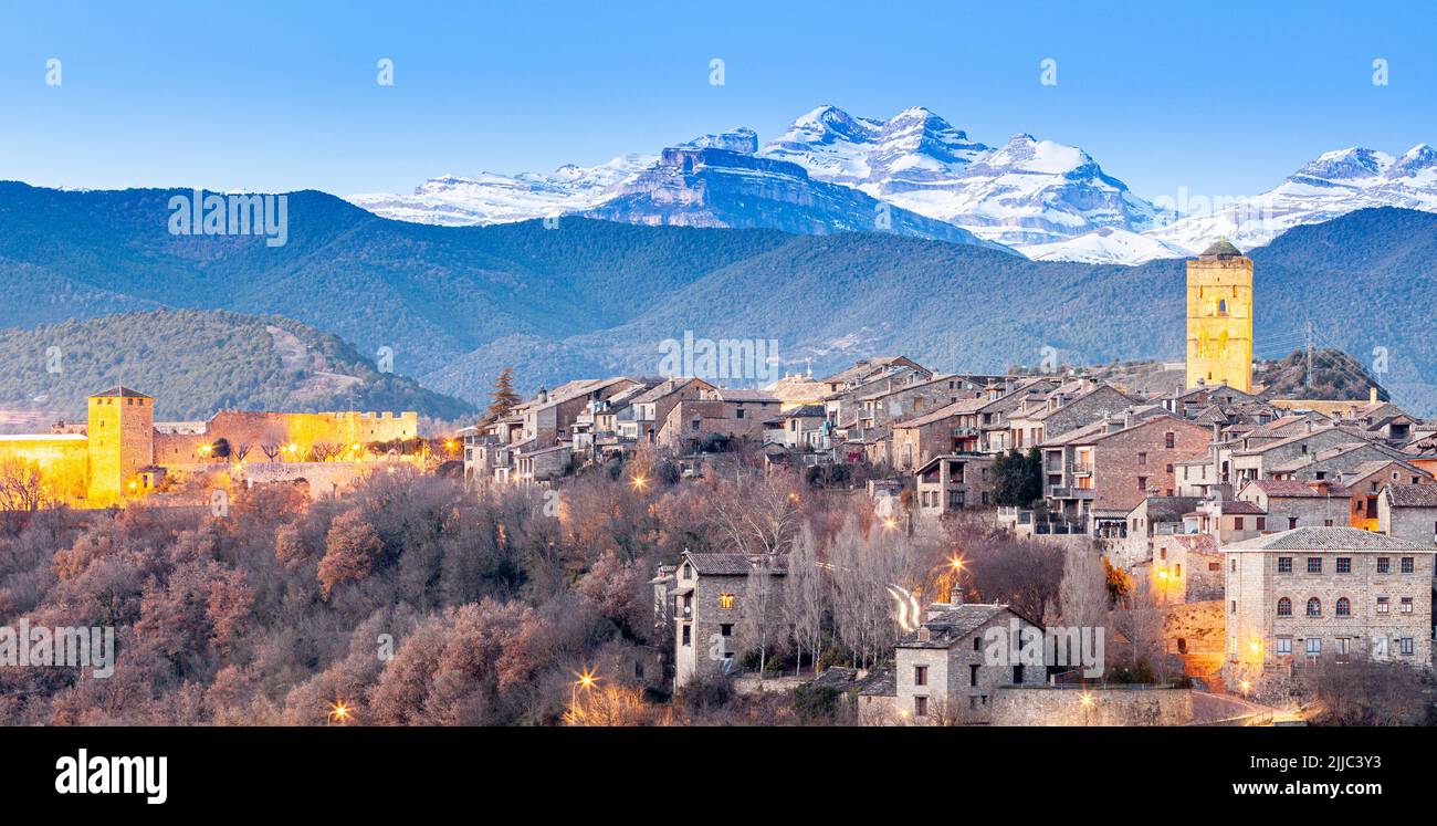 Ainsa, Huesca, Spain Stock Photo