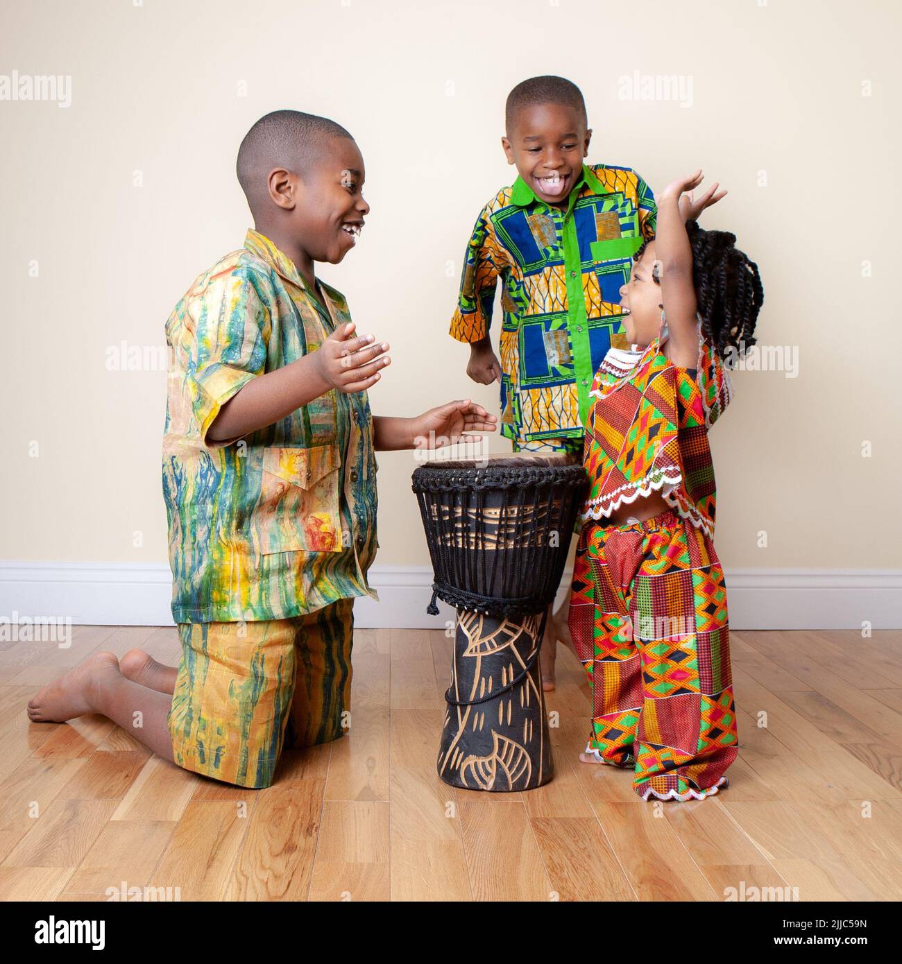 Traditional Ghanaian Fashion. Bright Kente fabrics from Ghana, West