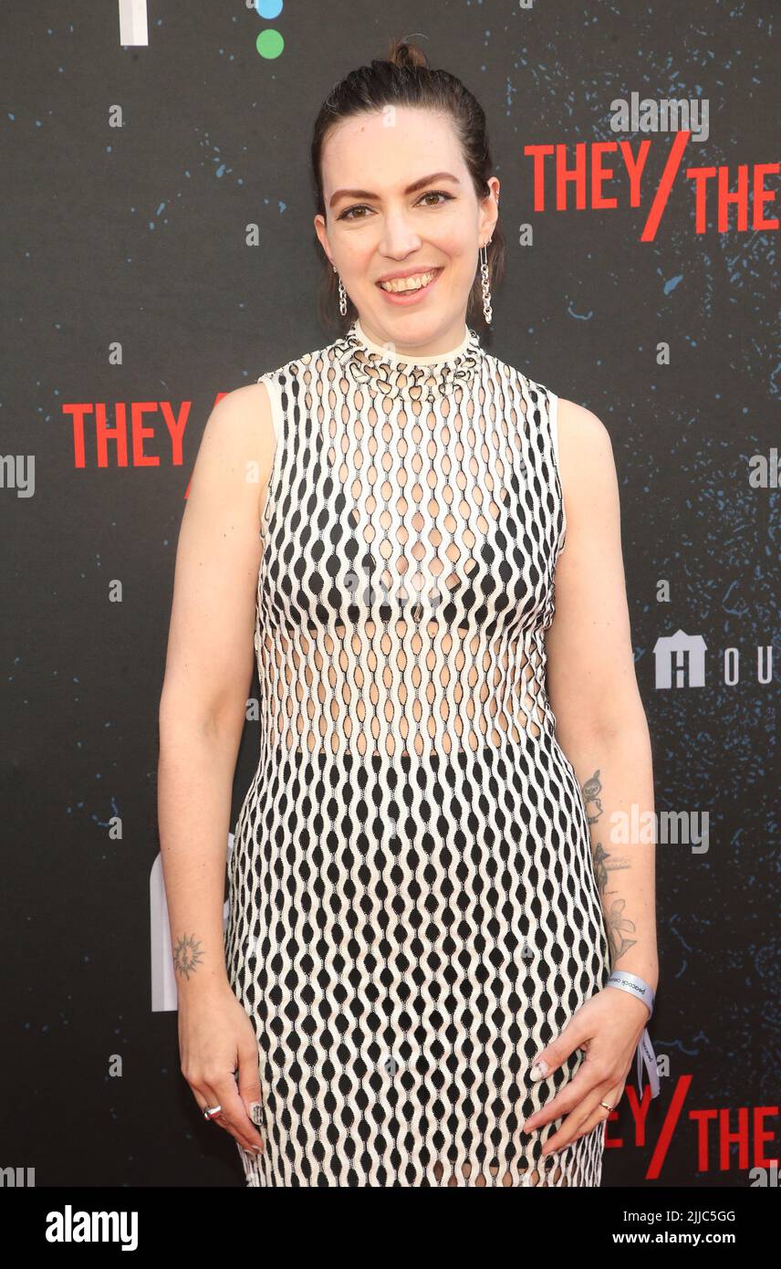 Los Angeles, Ca. 24th July, 2022. Drum & Lace. at the 2022 Outfest Los Angeles LGBTQ  Film Festival Closing Night “They/Them” World Premiere at Ace Hotel in Los Angeles, California on July 24, 2022. Credit: Faye Sadou/Media Punch/Alamy Live News Stock Photo