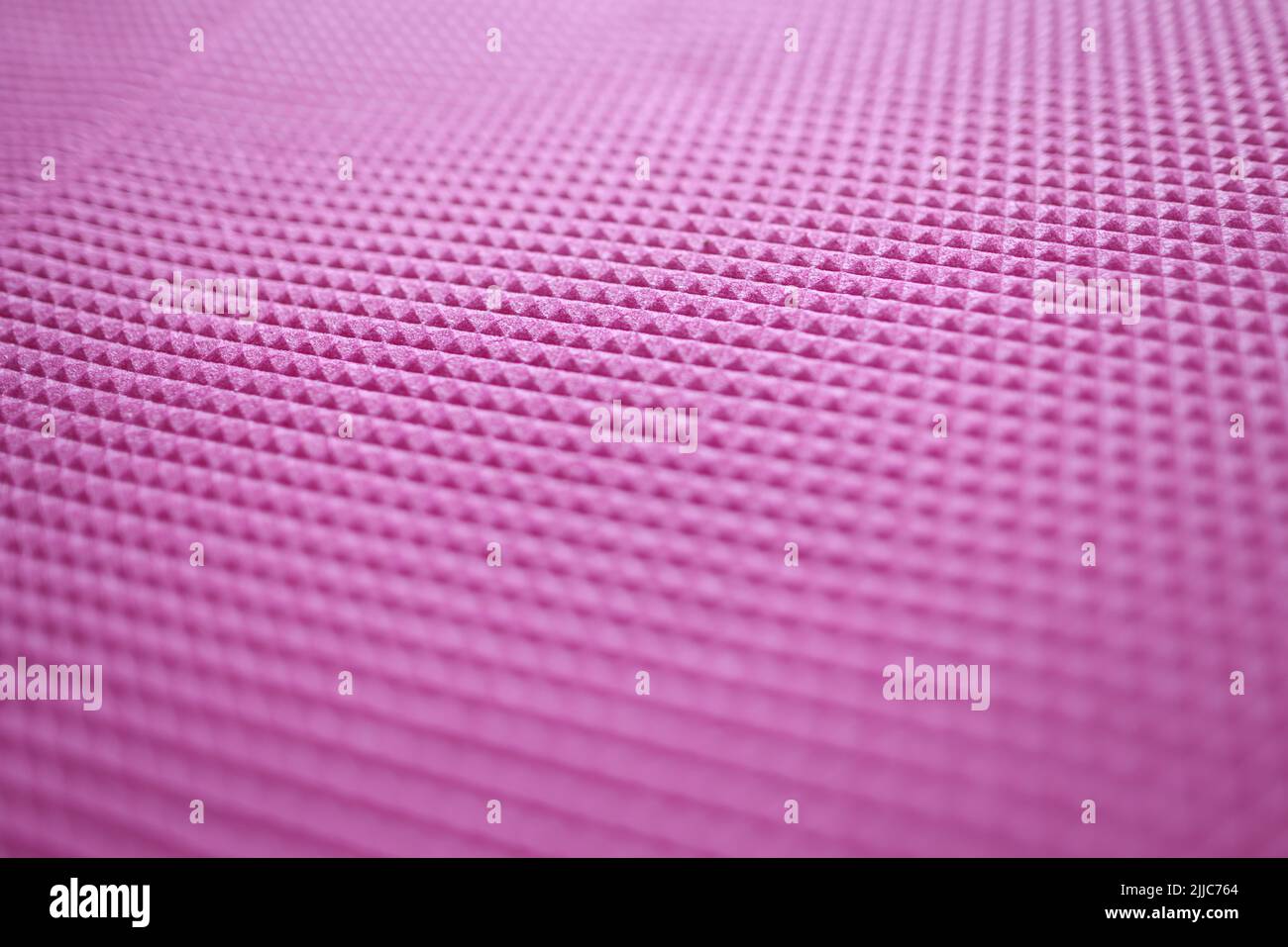 Pink texture of a sports mat and rubber pattern for background Stock ...